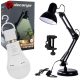  Decorya Vintage Desk Lamp Black E27 + Decorya Emergency TouchBulb Emergency Bulb