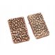  Artistic copper-mosaic stud earrings