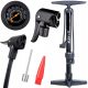  Korbi floor pump BICYCLE PUMP ALUMINUM BLACK black