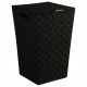  5fünf Simple Smart freestanding laundry basket, 30l, black