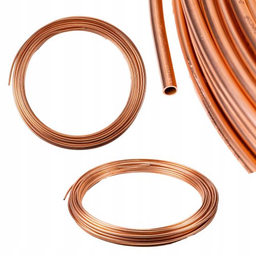 Copper pipe, 10 mm soft, fi 10