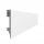 Vox PVC strip 16 x 80, length 240 cm, white