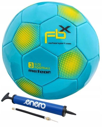 Meteor FBX football, size 3 + Enero hand pump 5907637336548