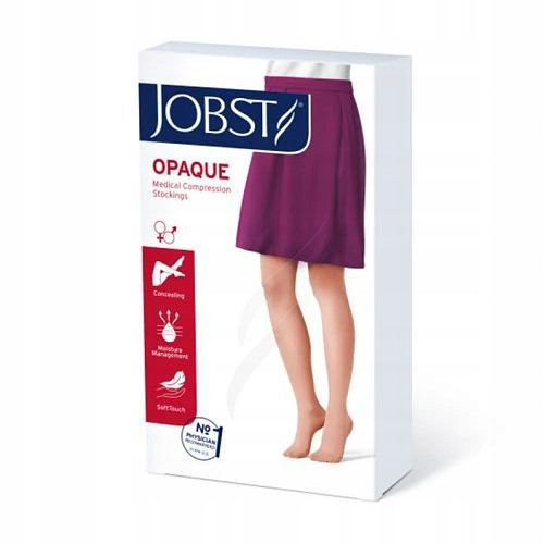  ANTI-VASICIDE COMPRESSION KNEE SOCKS for women, black tights, JOBST, size 4