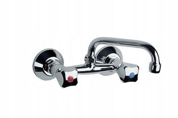  Kfa Standard chrome washbasin faucet for wall mounting