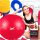  Exercise ball, gymnastic 65cm with exercises on the Fitness ball and pump