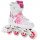  RAVEN Crystal Blanc/Rose patins réglables 35-39