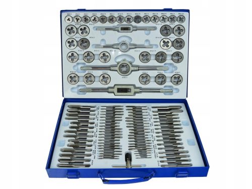 Set of dies and taps 110 pieces G38300