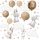  Children's Wall Stickers Rabbits Balloons Beige