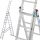 Krause Ladder 7.3 m Aluminium 3 x 11 up to 150 kg