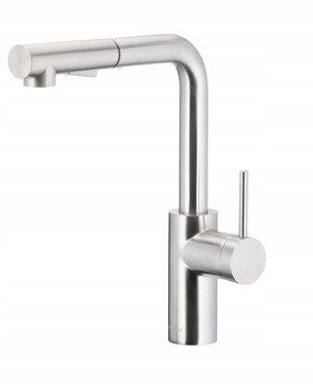  KFA freestanding kitchen faucet DUERO BASIC INOX fittings, silver