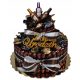  Cake made of sweets Nibytorcik Konafetto + Beember + Anthon Berg bottles 1.03 kg