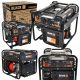 Portable Single Phase Generator Black 3400 W Petrol