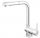 Silver floor-standing kitchen faucet from Ferro Toledo