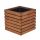  HOMERZO flowerpot 36.5 cm x 36.5 x 35 cm natural wood, brown and beige tones