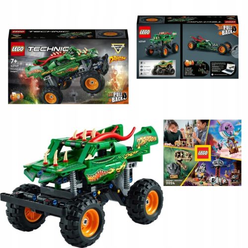 LEGO Technic Monster Jam Dragon 42149 + LEGO CATALOG 2024 NEW