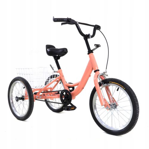  16-inch single-speed children's tricycle (orange)