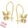  SILVER BUTTERFLY EARRINGS BUTTERFLIES SILVER 925