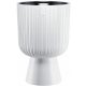 Pots and planters for outdoor and garden Form-Plastic flowerpot 38.5 cm x 38.5 x 58 cm diameter 38.5 cm plastic white