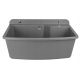 Zelvo Maximus granite sink, shades of grey