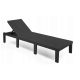 Sun loungers and garden and terrace Progarden deck chair, plastic anthracite