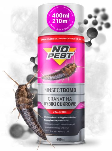  No-Pest 4Insect Bomb Silberfischchengranate 400 ml