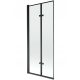 Two-part bathtub partition from Mexen, 80 x 150 cm, transparent