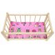  Bed + Mattress For Dolls Toys Wooden