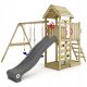 WICKEY MultiFlyer wooden playground with swing