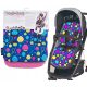  Multi-colored insert for the CuddleCo stroller