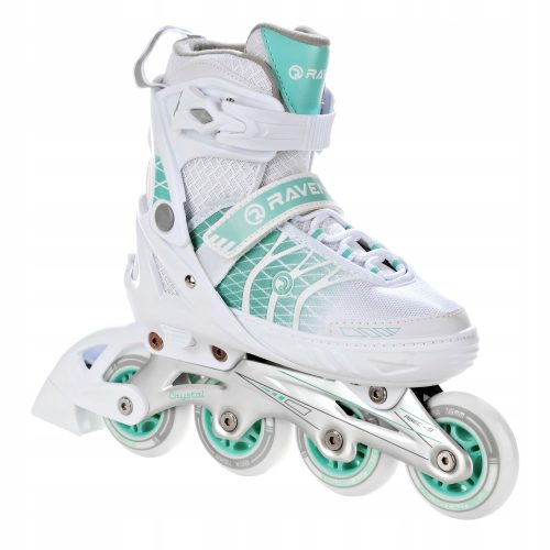  RAVEN Crystal Blanc/Menthe patins réglables 38-42