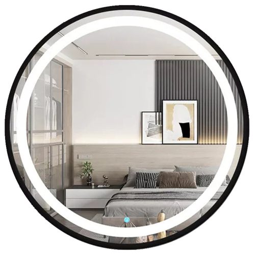 Bathroom mirror Galakor Nemesis wall mirror, circle, 90 x 90 cm