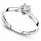  585 WHITE GOLD ENGAGEMENT RING SIZE 7-24