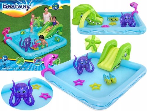 Bestway rectangular inflatable pool 239 x 206 cm