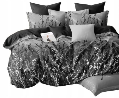  LITERIE RÉVERSIBLE EN COTON 160X200 + 2 TAIES D'OREILLER
