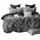  LITERIE RÉVERSIBLE EN COTON 160X200 + 2 TAIES D'OREILLER