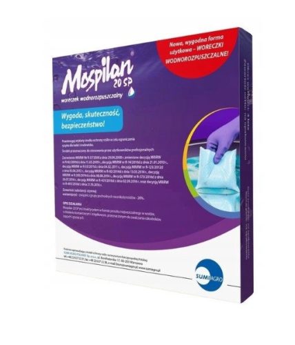 Plant protection product MOSPILAN 20 SP INSECTS, BLUES, PELLETS, 80G