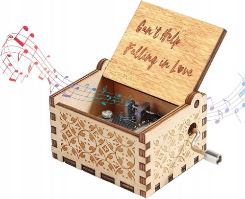  Can't Help Falling in Love music box rczna 
