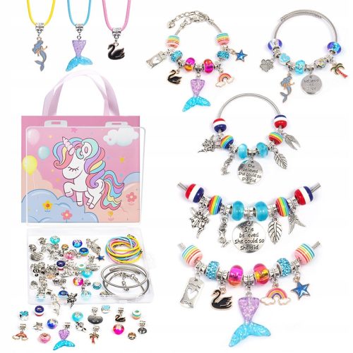  CHARMS BEADS BRACELET MAKING KIT