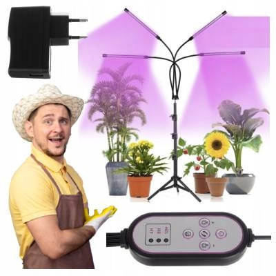 Lamp for plant cultivation - GROW floor lamp for plant cultivation. GROW LAMP PLANT GROWING LIGHTING LED 34 W