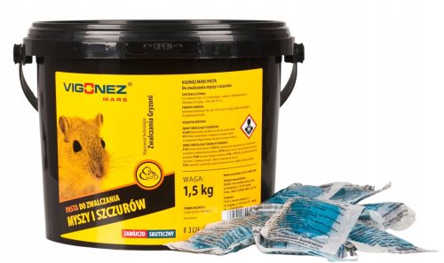  STRONG VIGONEZ POISON FOR MICE AND RATS 1.5 kg PASTE