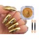  GOLD METALLIC NAIL DUST MIRROR EFFECT SURFACE FOR HYBRIDS