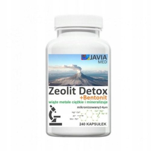 Garden Fertilizer - Zeolite Detox 240 Capsules 0.65 g Active Clinoptilolite