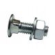 Handles and brackets for fences, gates and doors Carriage screw M8x25 for galvanized panel clamps, 100 pcs.