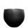  Pottery pots 53 cm x 53 x 44.5 cm fiberglass black