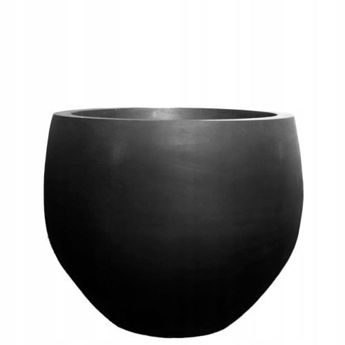  Pottery pots 53 cm x 53 x 44.5 cm fiberglass black