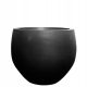  Pottery pots 53 cm x 53 x 44.5 cm fiberglass black