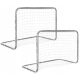 SET OF 2 FOOTBALL GOALS WITH NET 78x56x45