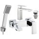 Single lever wall-mounted bath and shower mixer Valvex ENZO Chrome + 2 more products