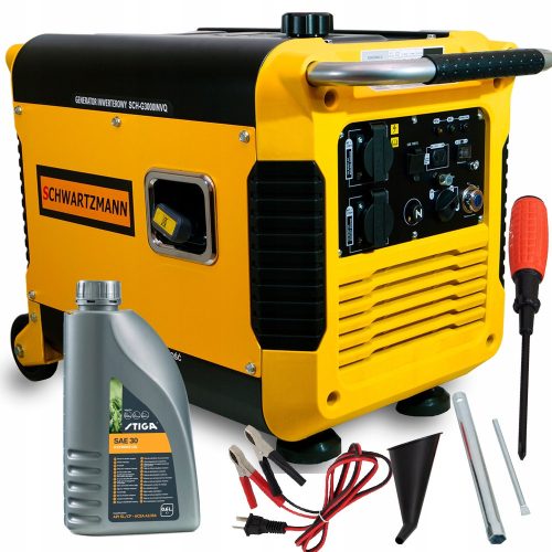 Portable Single Phase Schwartzmann Generator 2700 W Petrol